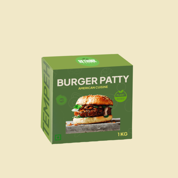 Tandoori Tempeh Burger Patty